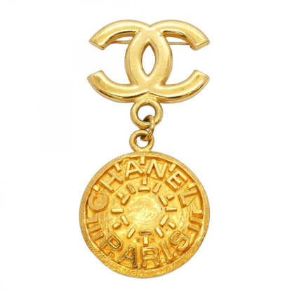 Hermès Gold Gold Plated Brooch
