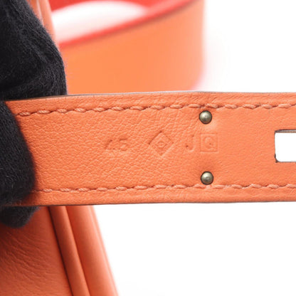 Hermès Orange Leather Berline