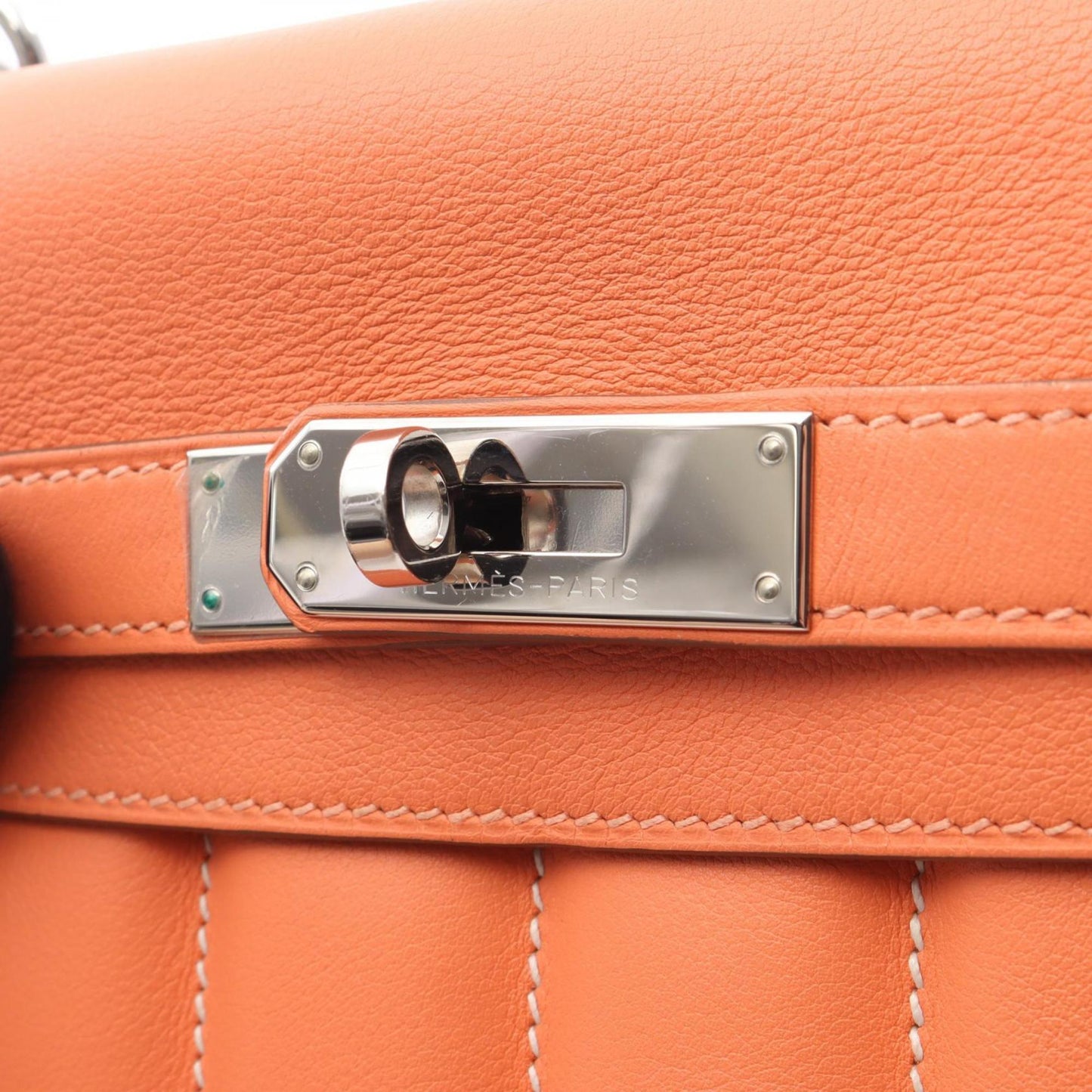 Hermès Orange Leather Berline