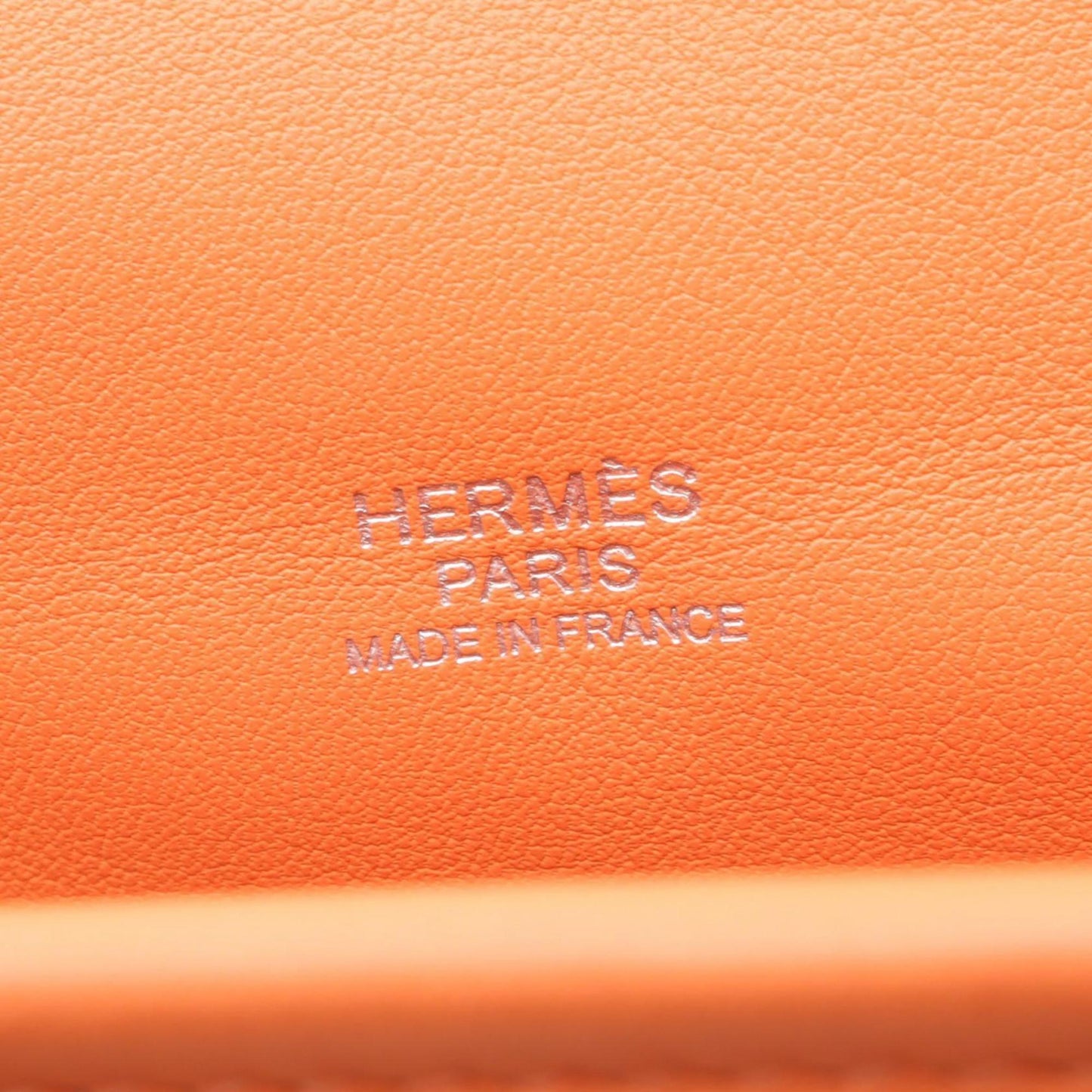 Hermès Orange Leather Berline