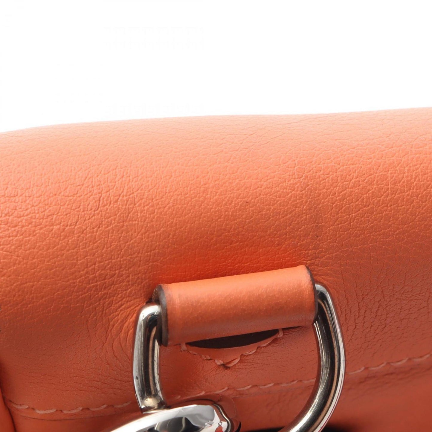 Hermès Orange Leather Berline