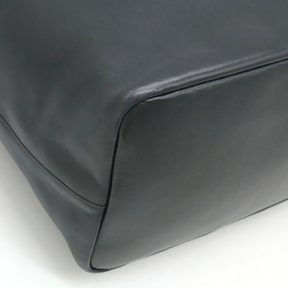 Gucci Black Leather Bamboo
