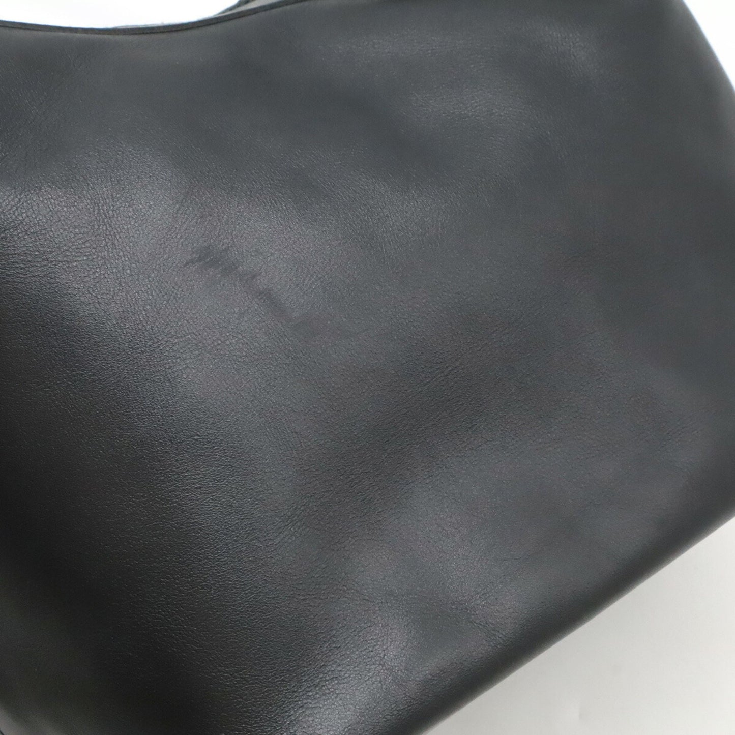 Gucci Black Leather Bamboo