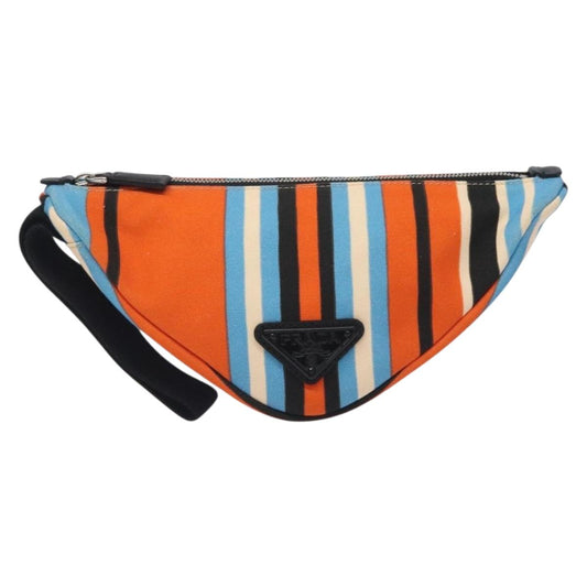 Prada Multi Canvas Triangle Logo