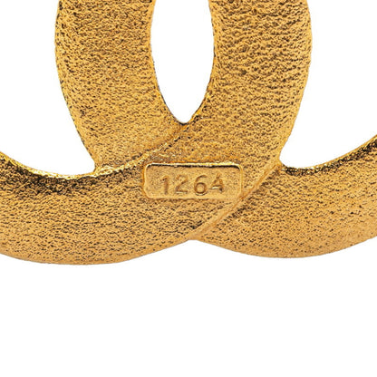 Chanel Gold Gold Plated Coco Mark