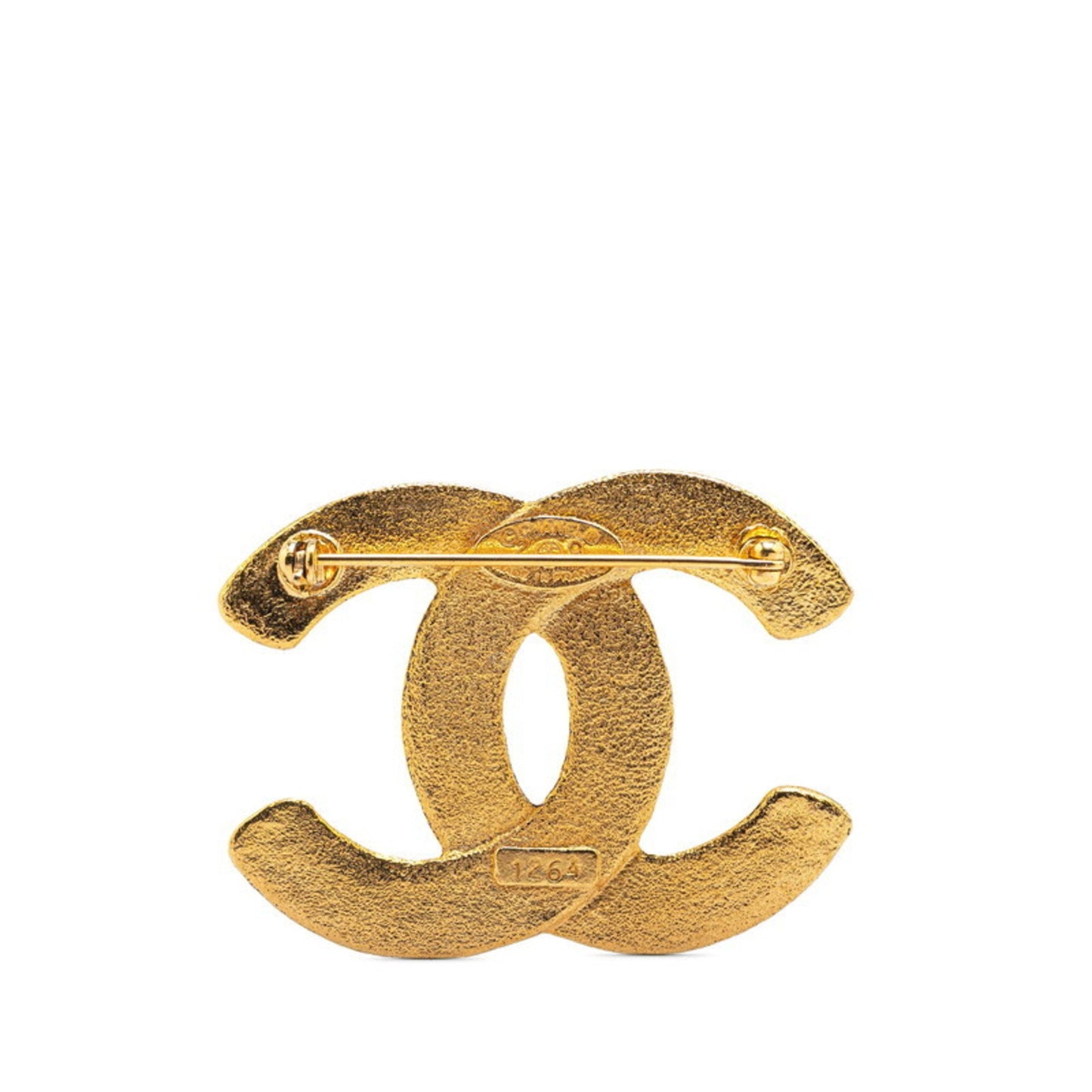 Chanel Gold Gold Plated Coco Mark
