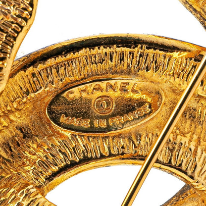 Chanel Gold Gold Plated Coco Mark