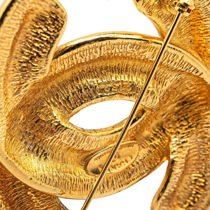 Chanel Gold Gold Plated Coco Mark
