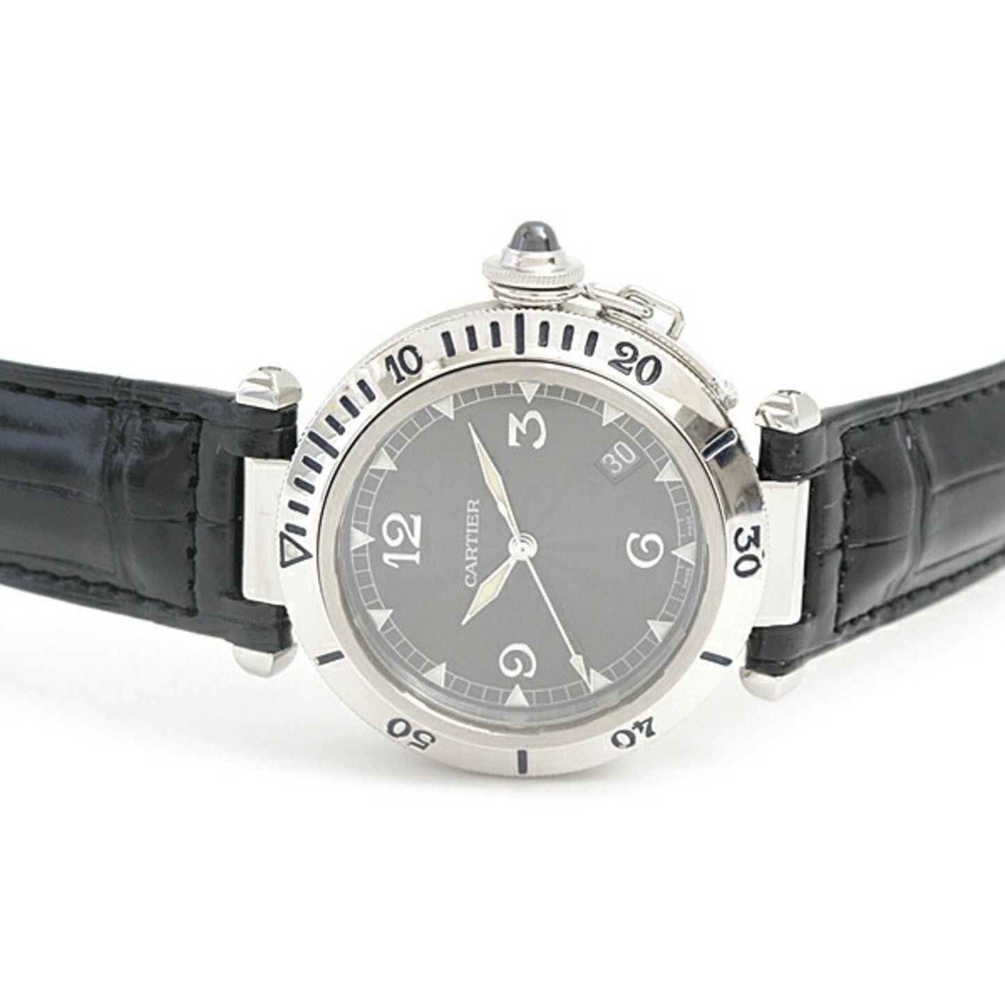 Cartier Black Steel Pasha