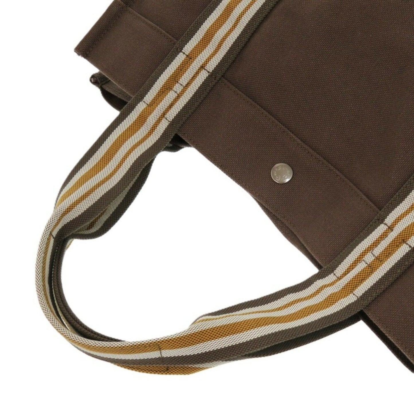 Hermès Brown Canvas Toto