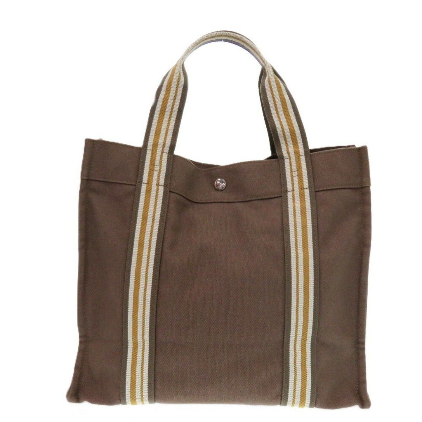 Hermès Brown Canvas Toto