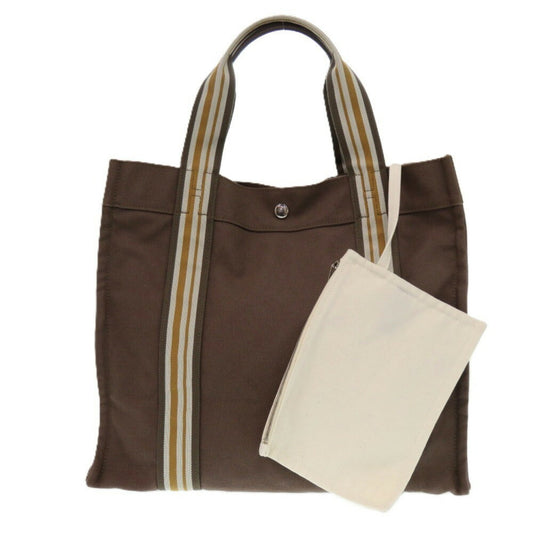 Hermès Brown Canvas Toto