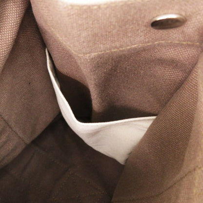 Hermès Brown Canvas Toto
