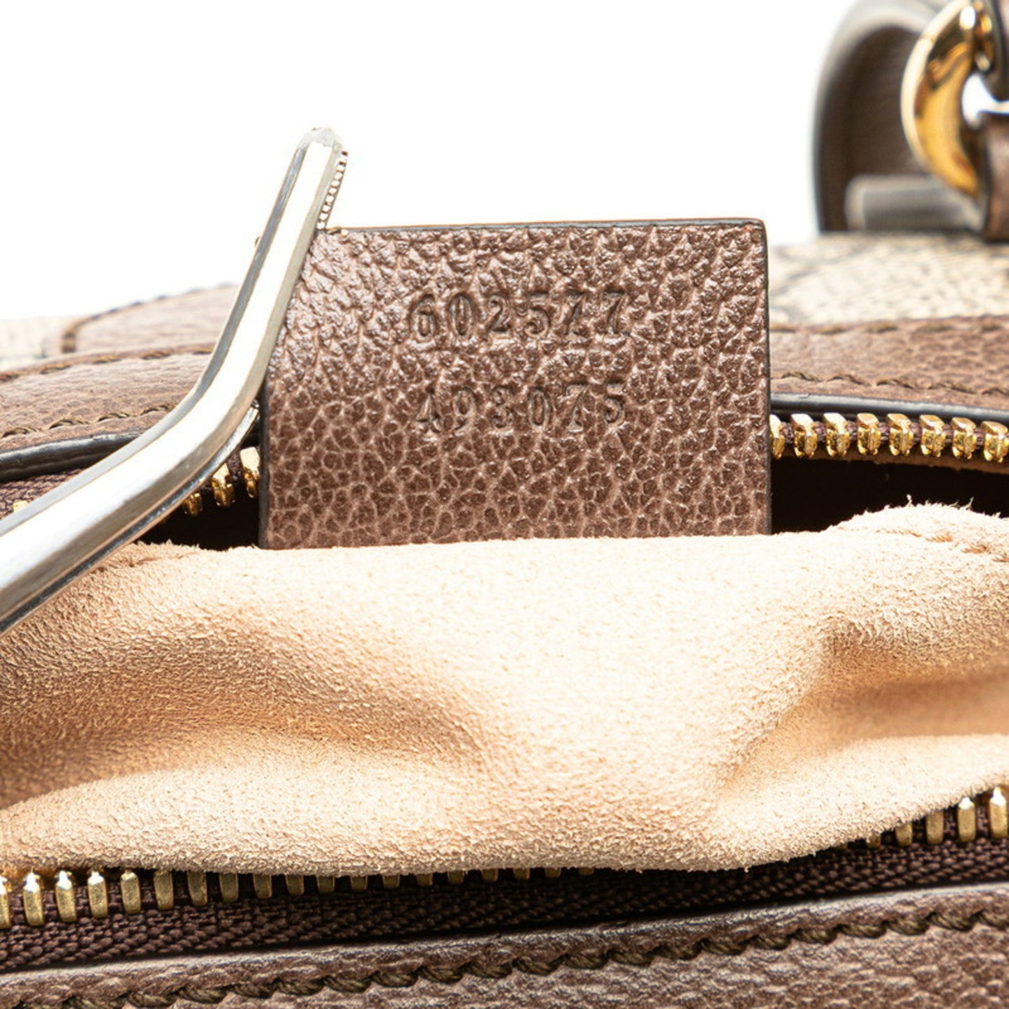 Gucci Brown Canvas, Leather Ophidia