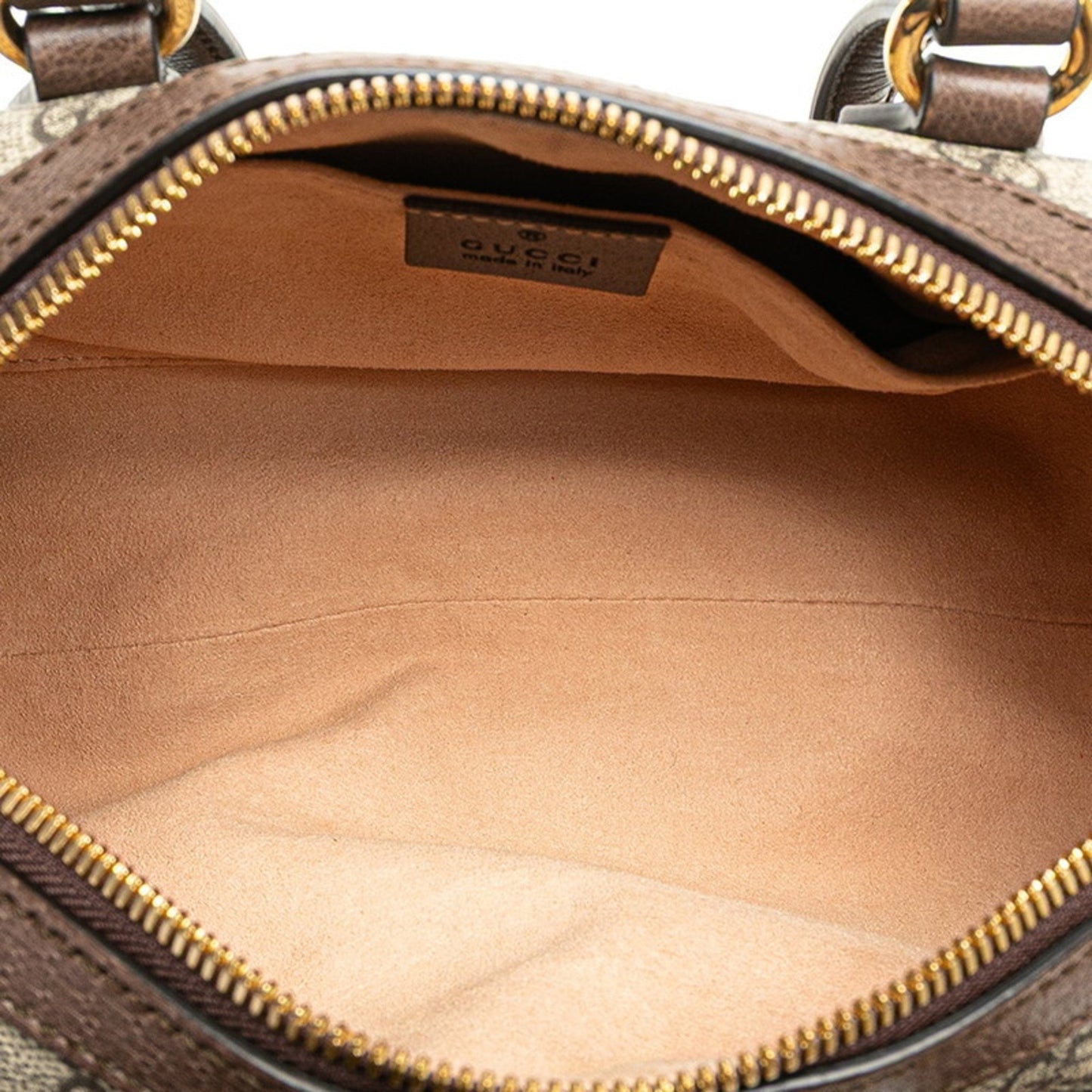 Gucci Brown Canvas, Leather Ophidia