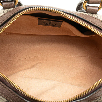 Gucci Brown Canvas, Leather Ophidia