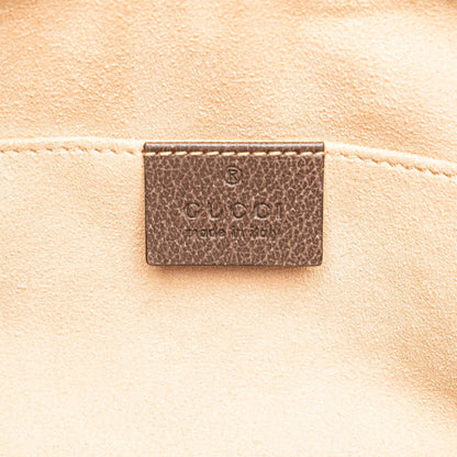 Gucci Brown Canvas, Leather Ophidia