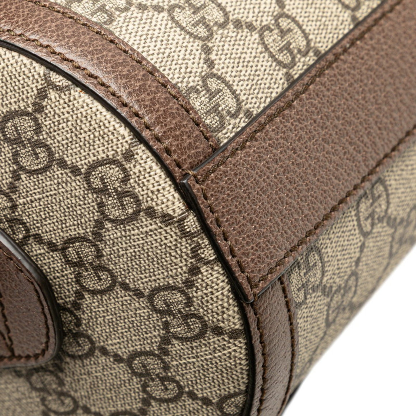Gucci Brown Canvas, Leather Ophidia