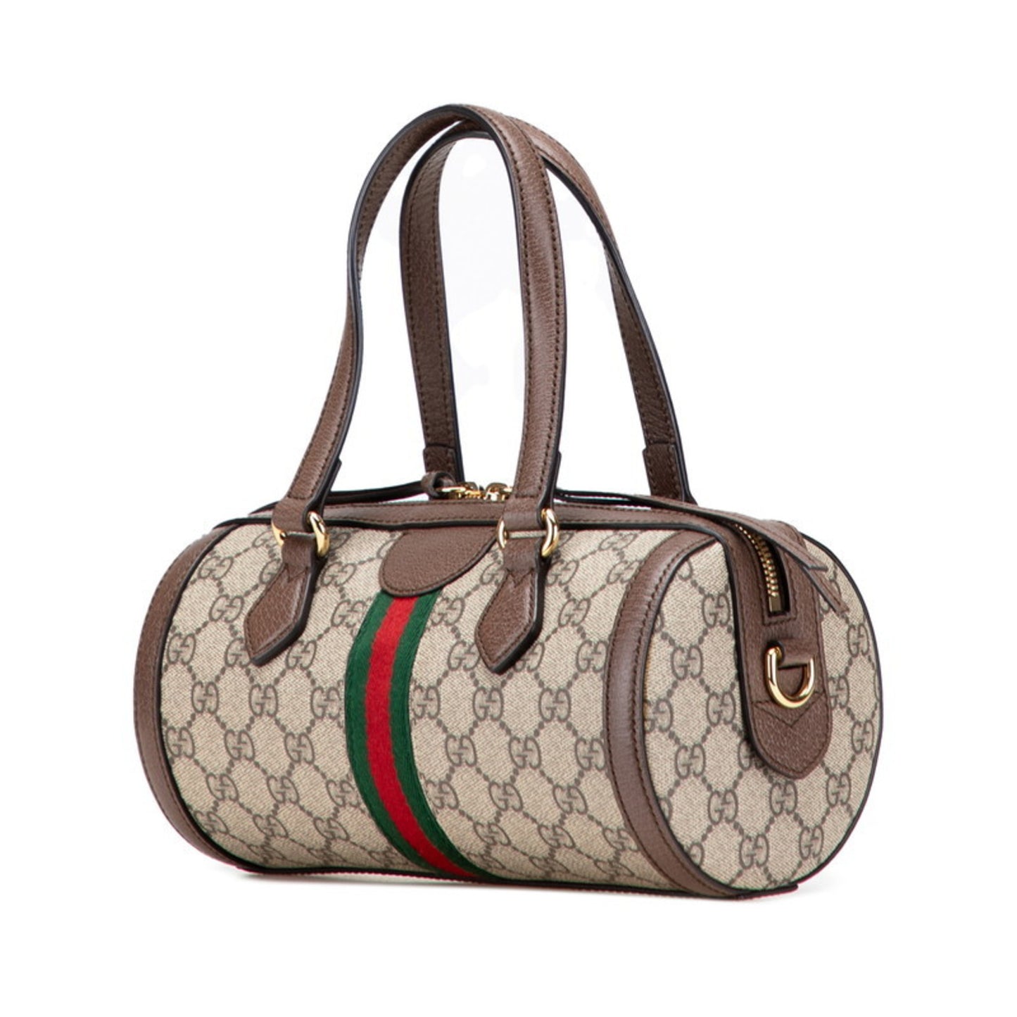 Gucci Brown Canvas, Leather Ophidia