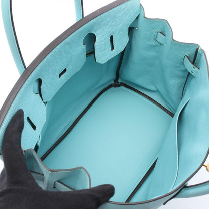 Hermès Blue Leather Birkin 30