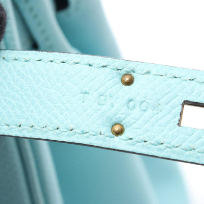 Hermès Blue Leather Birkin 30