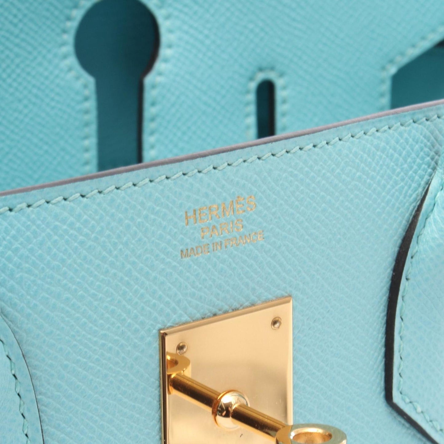 Hermès Blue Leather Birkin 30