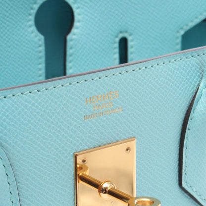 Hermès Blue Leather Birkin 30