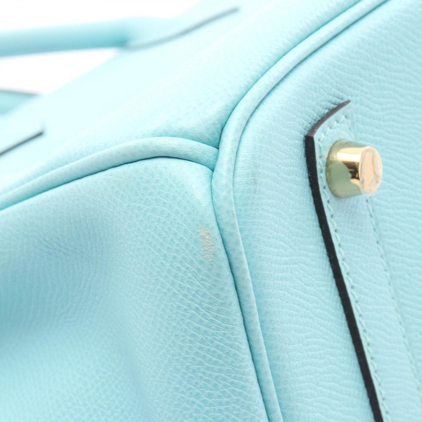 Hermès Blue Leather Birkin 30