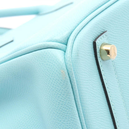 Hermès Blue Leather Birkin 30