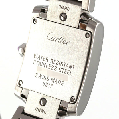 Cartier Pink Steel Tank Française