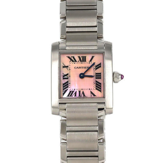 Cartier Pink Steel Tank Française