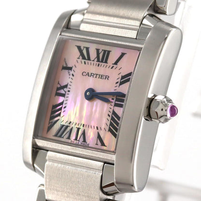 Cartier Pink Steel Tank Française