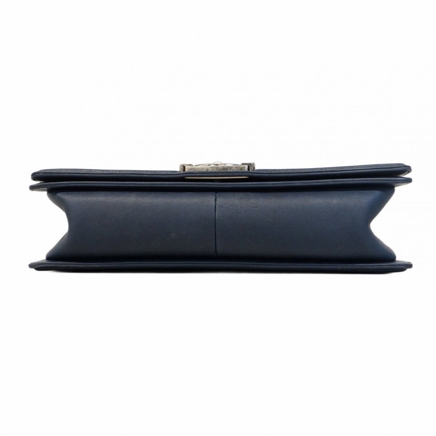 Chanel Blue Leather Boy