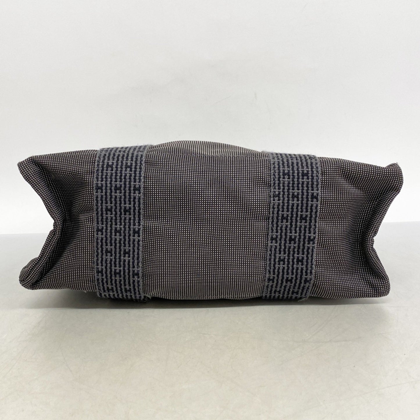 Hermès Gray Canvas Herline