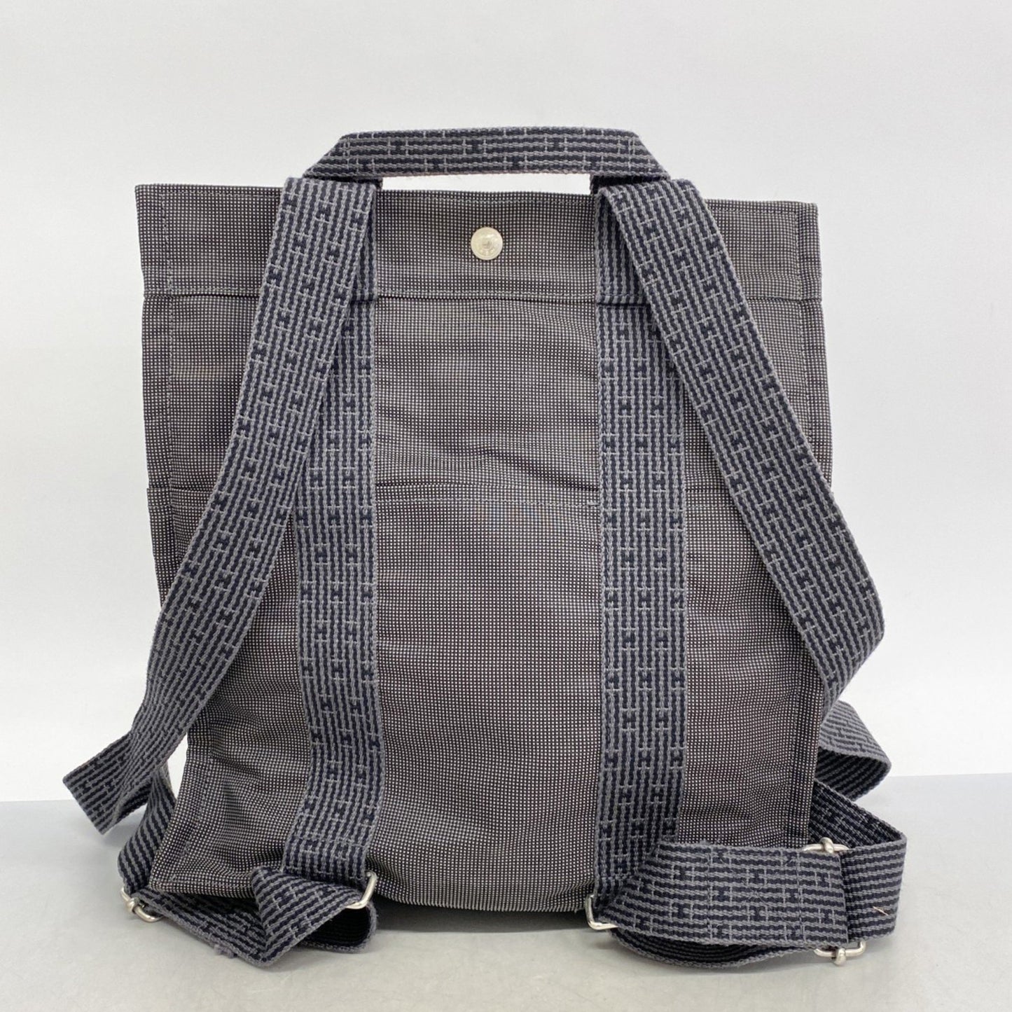 Hermès Gray Canvas Herline