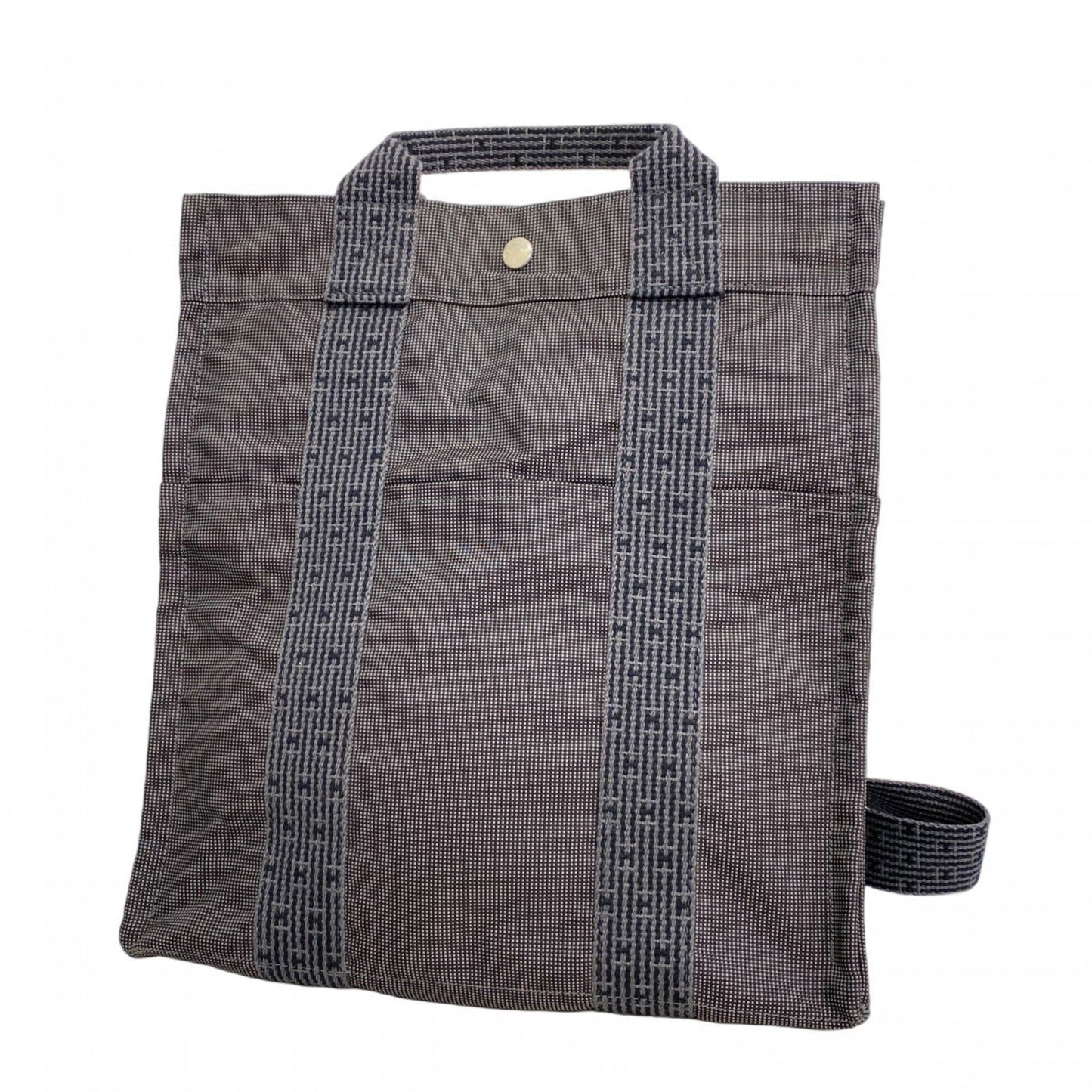 Hermès Gray Canvas Herline