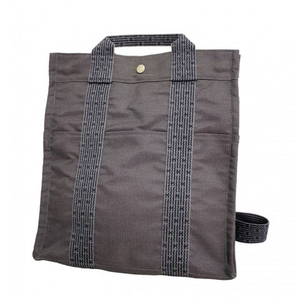 Hermès Gray Canvas Herline