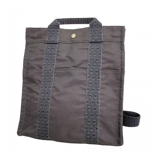 Hermès Gray Canvas Herline