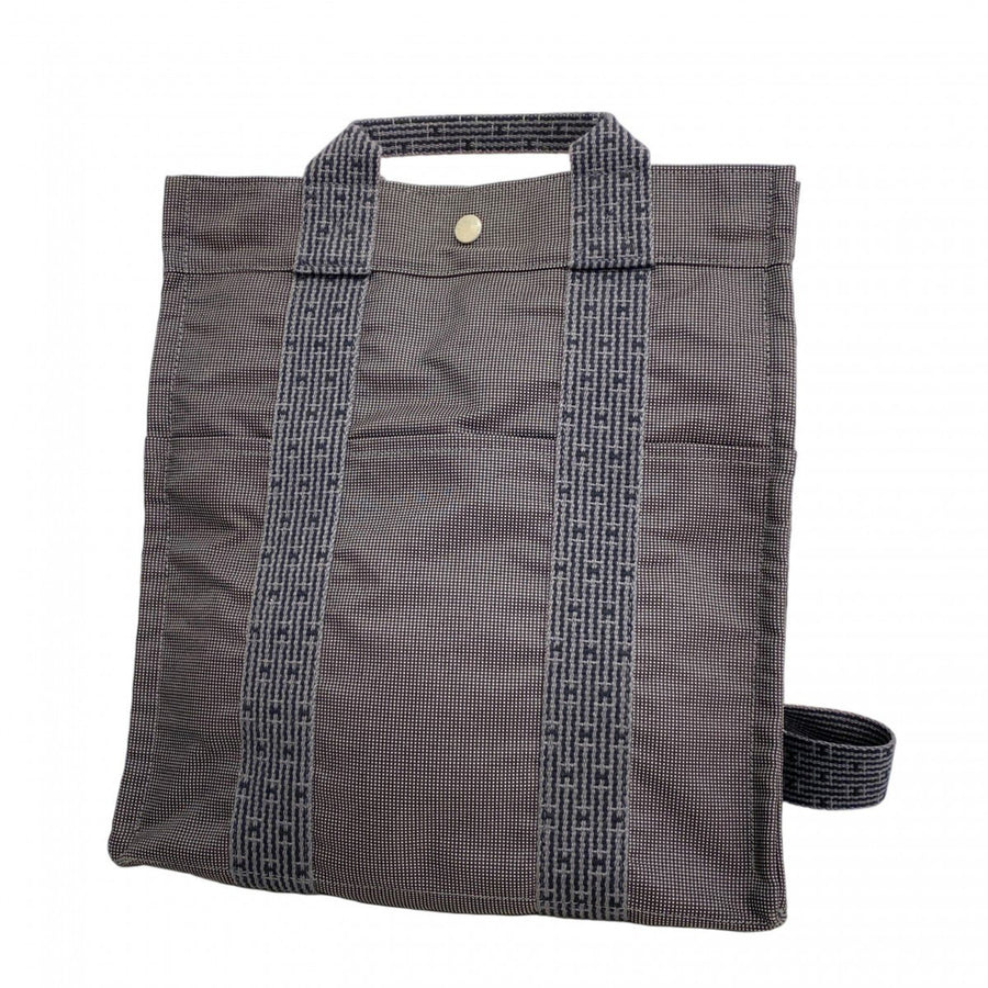 Hermès Gray Canvas Herline