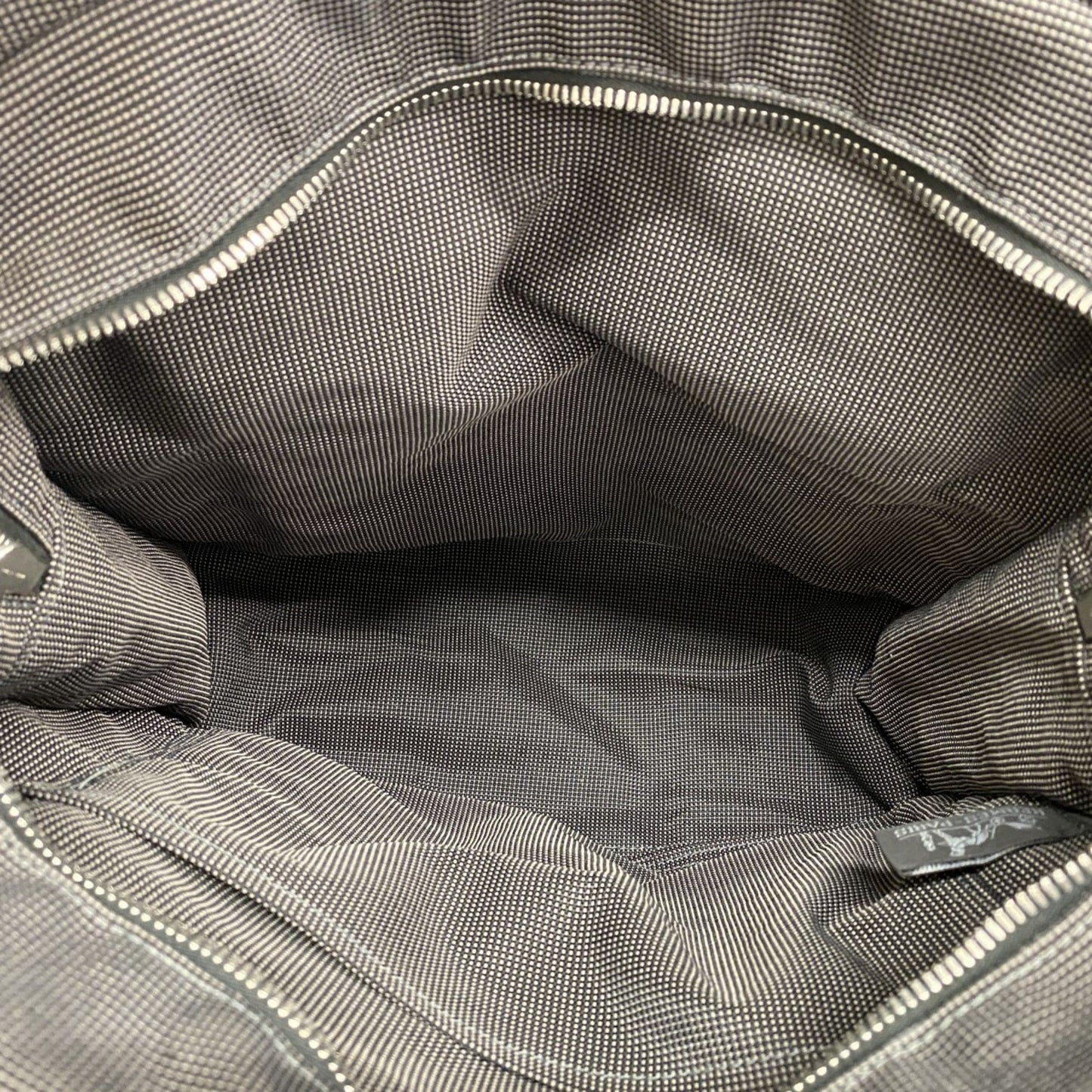 Hermès Gray Canvas Herline
