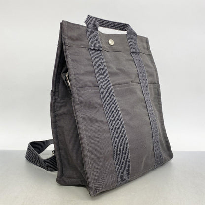 Hermès Gray Canvas Herline