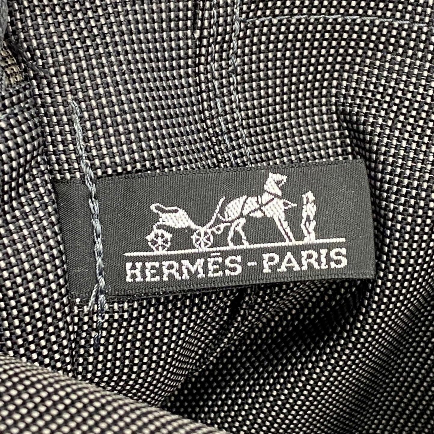 Hermès Gray Canvas Herline