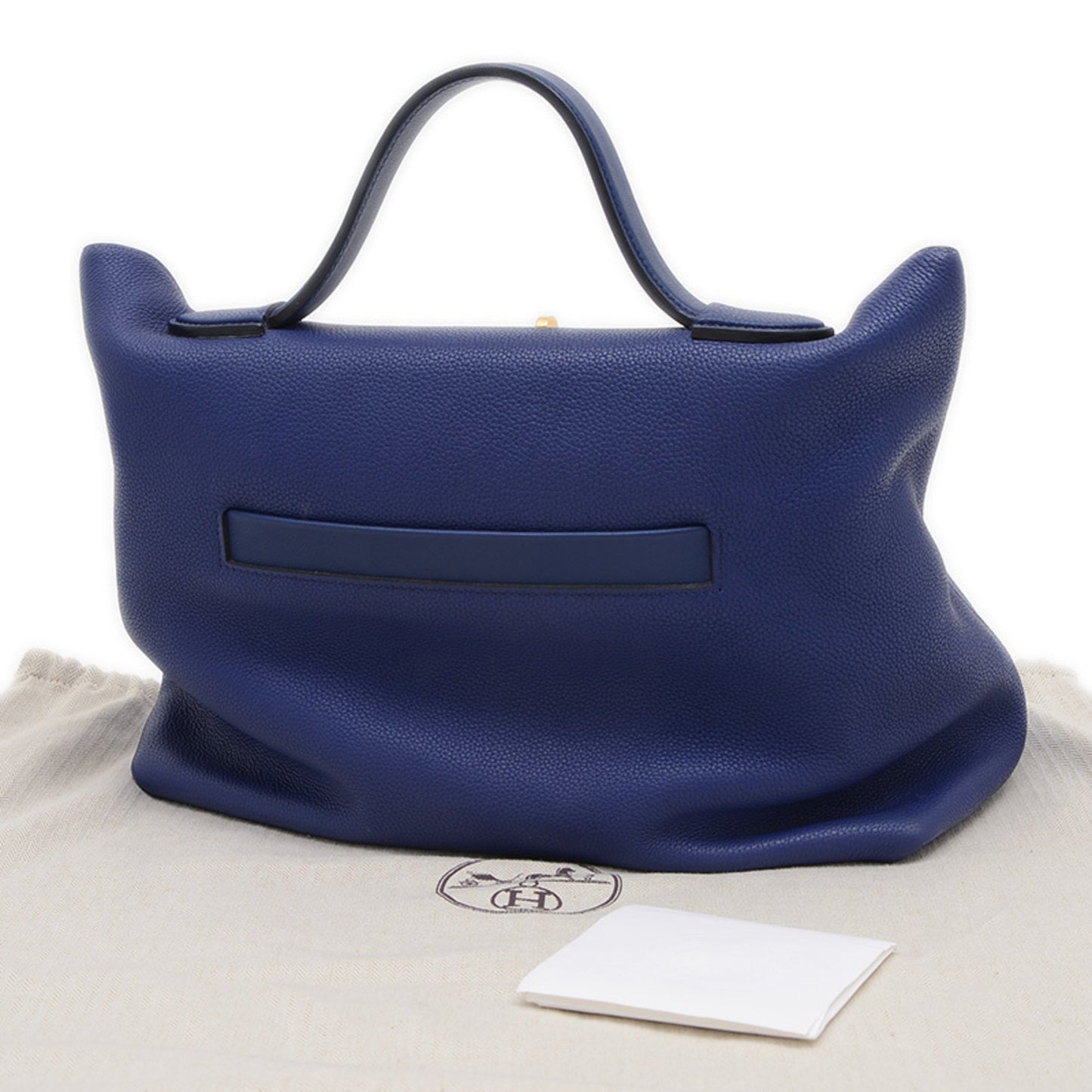 Hermès Blue Leather Handbag