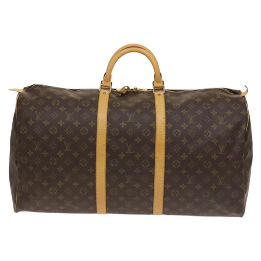 Louis Vuitton Brown Canvas Keepall 60