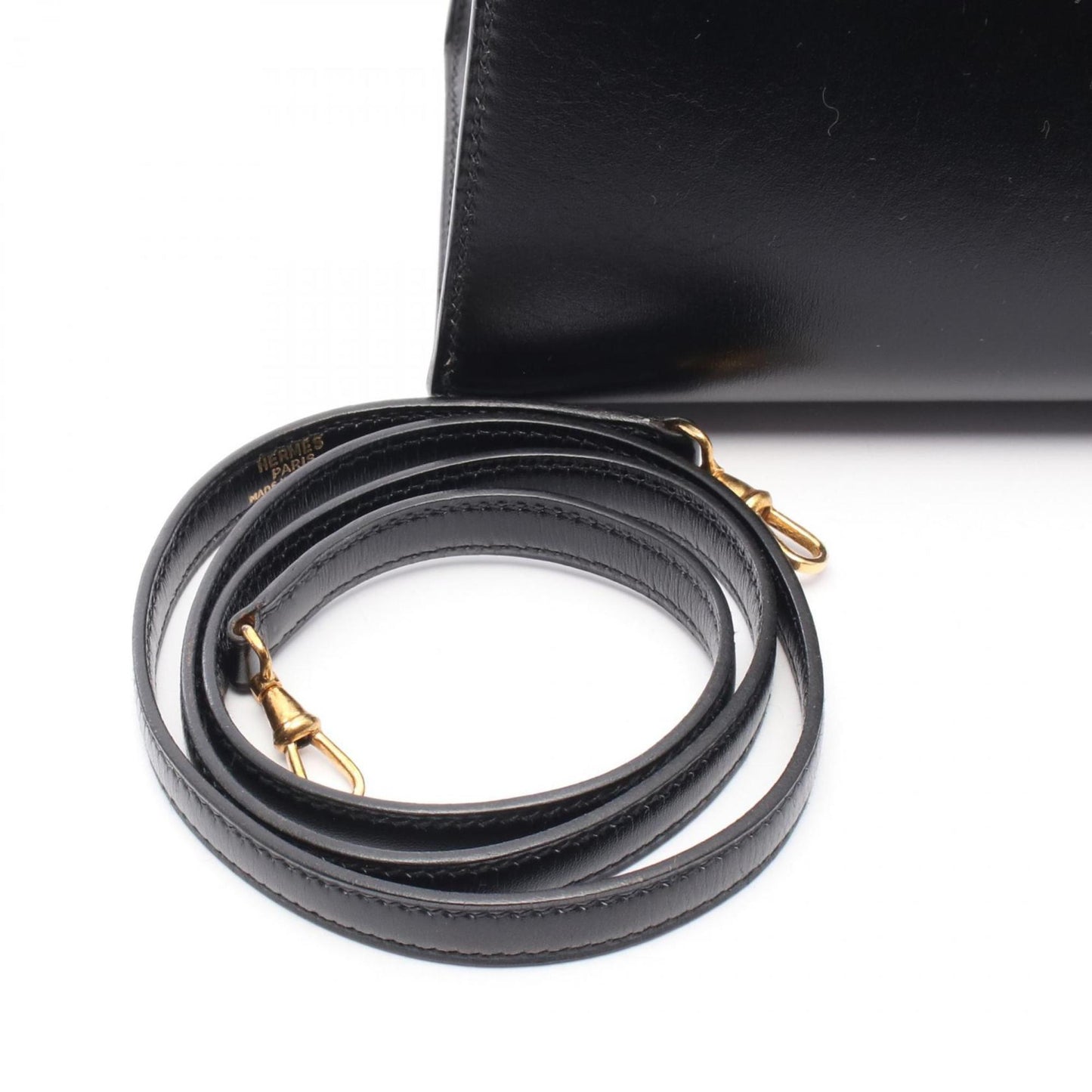 Hermès Black Leather Kelly