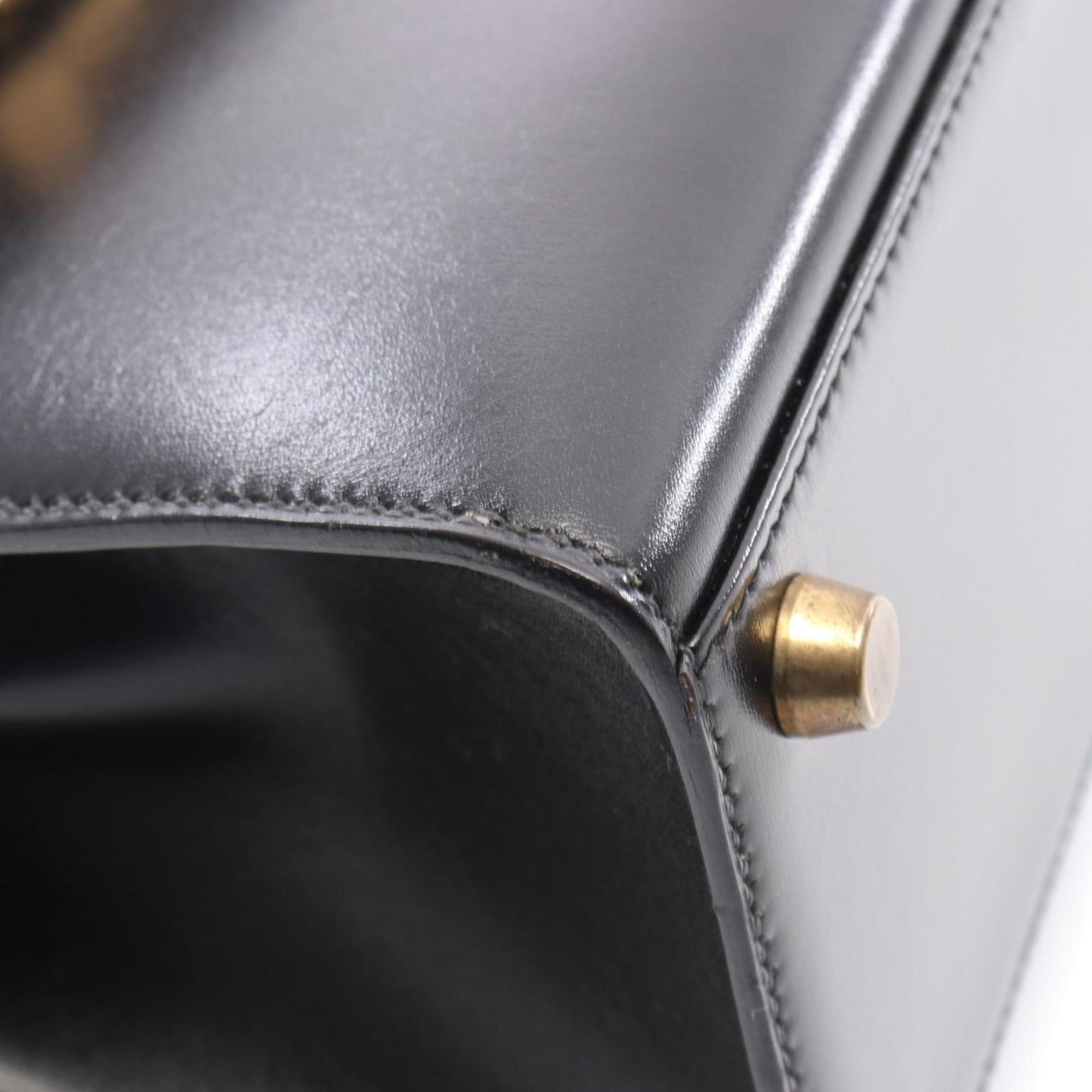 Hermès Black Leather Kelly