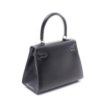 Hermès Black Leather Kelly