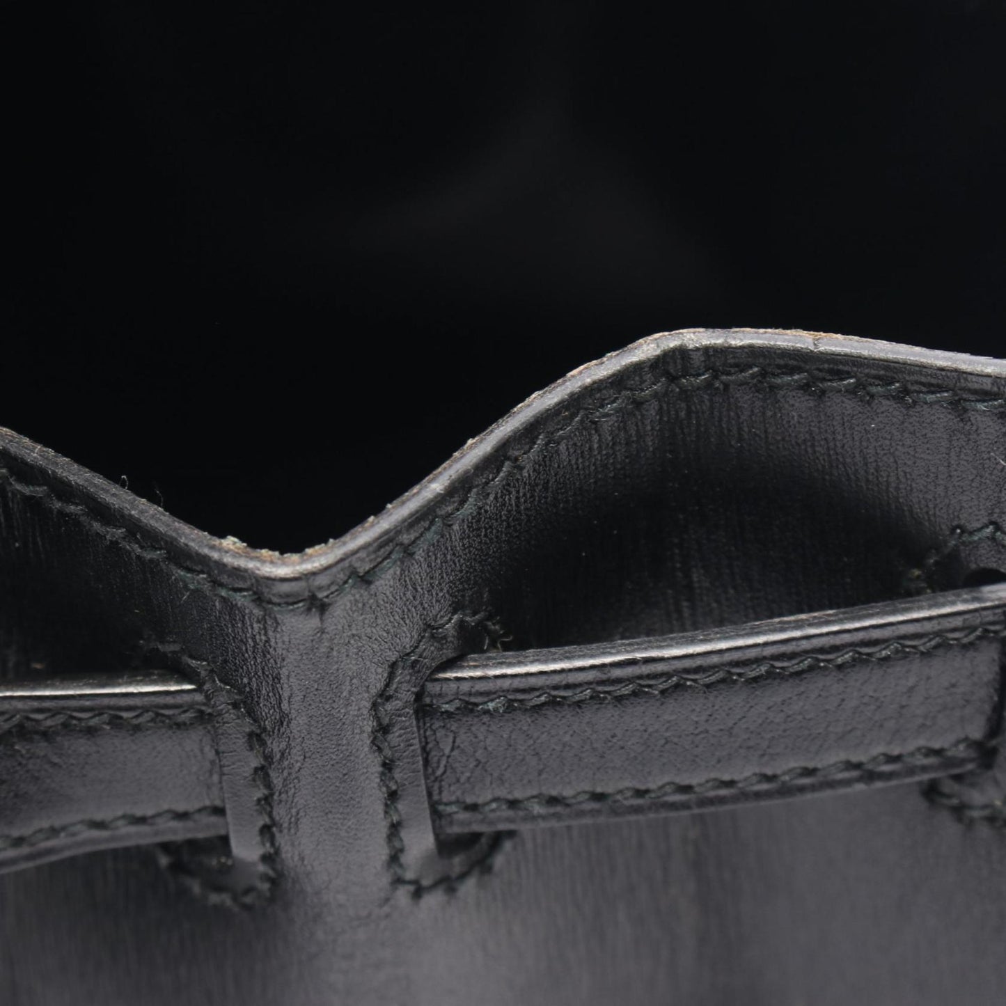 Hermès Black Leather Kelly