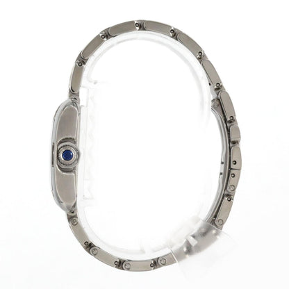 Cartier Silver Steel Tank Anglaise