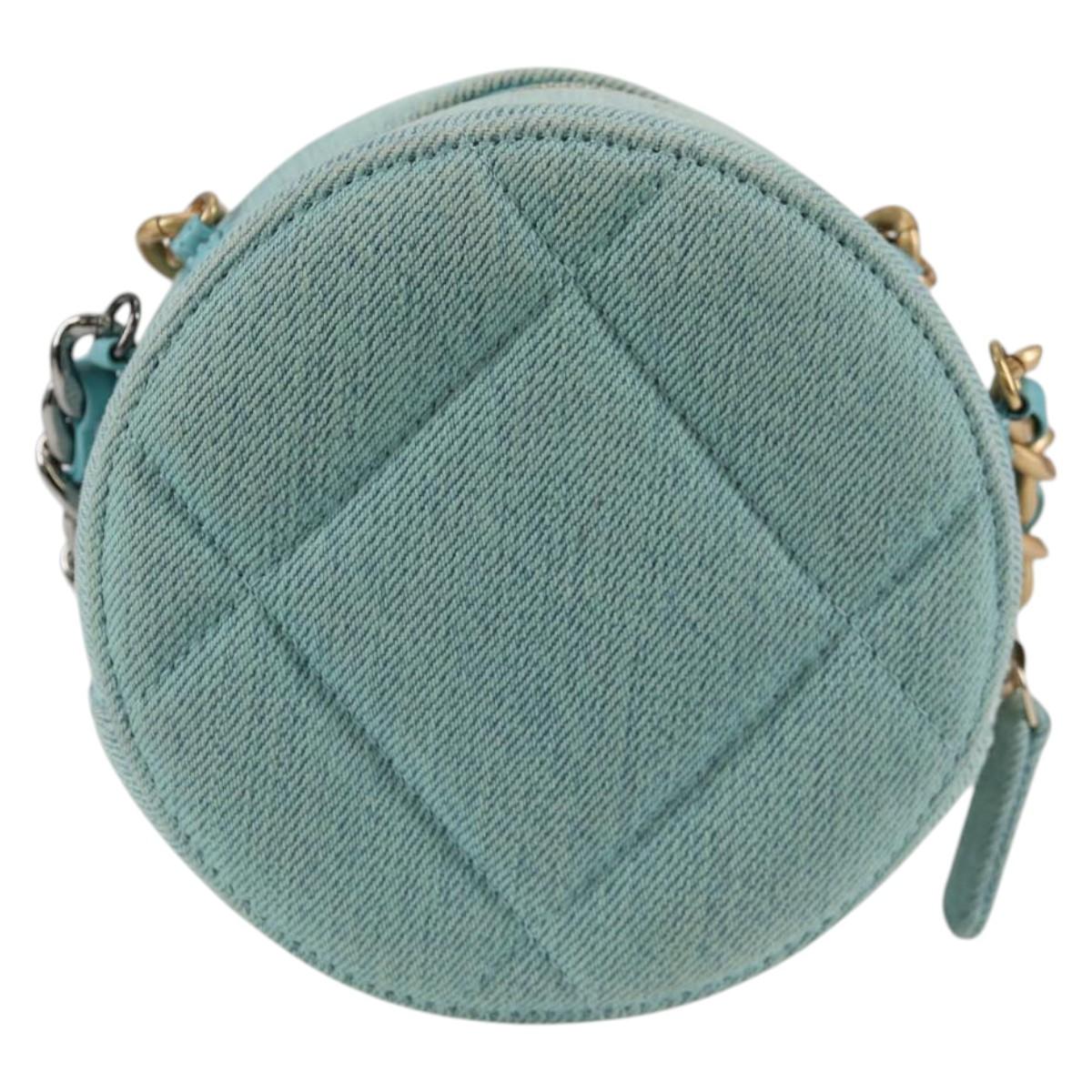 Chanel Blue Canvas Ronde